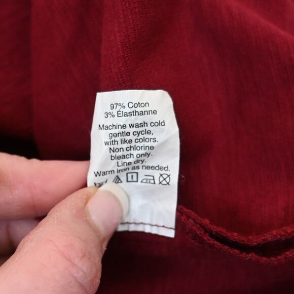 J. Crew Factory Womens M Daybreak Dress with Pockets in Burgundy - Picture 10 of 10